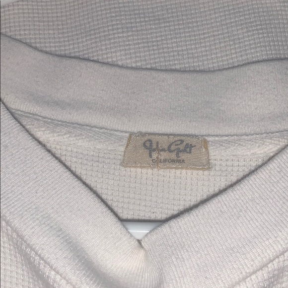 brandy melville waffle/thermal long sleeve shirt - Picture 3 of 3